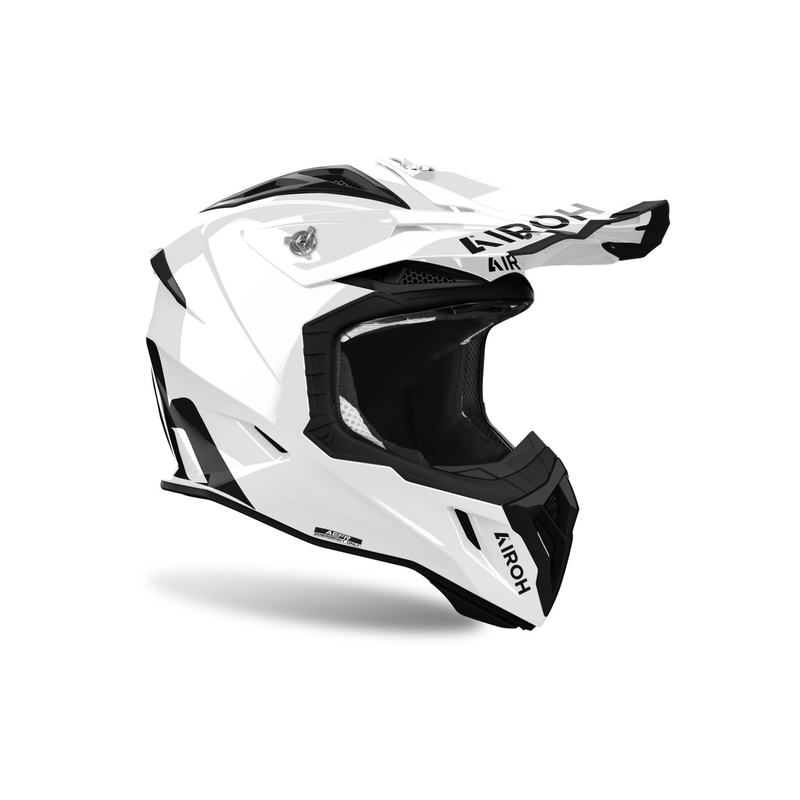 Motorcrosshelm Airoh Aviator ACE 2 Kleur wit glanzend