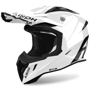 Motorcrosshelm Airoh Aviator ACE 2 Kleur wit glanzend