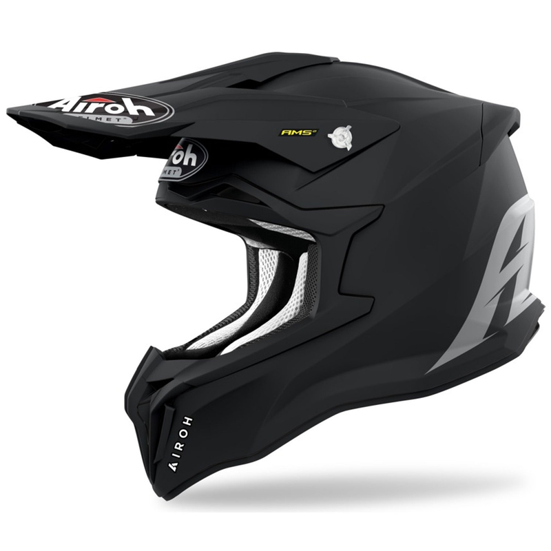 Motorcrosshelm Airoh Strycker Kleur mat zwart uitverkoop