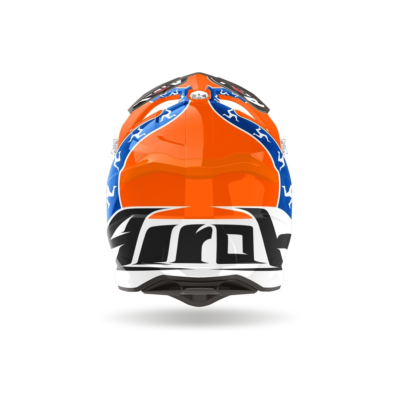 Motorcrosshelm Airoh Strycker Hazzard oranje uitverkoop