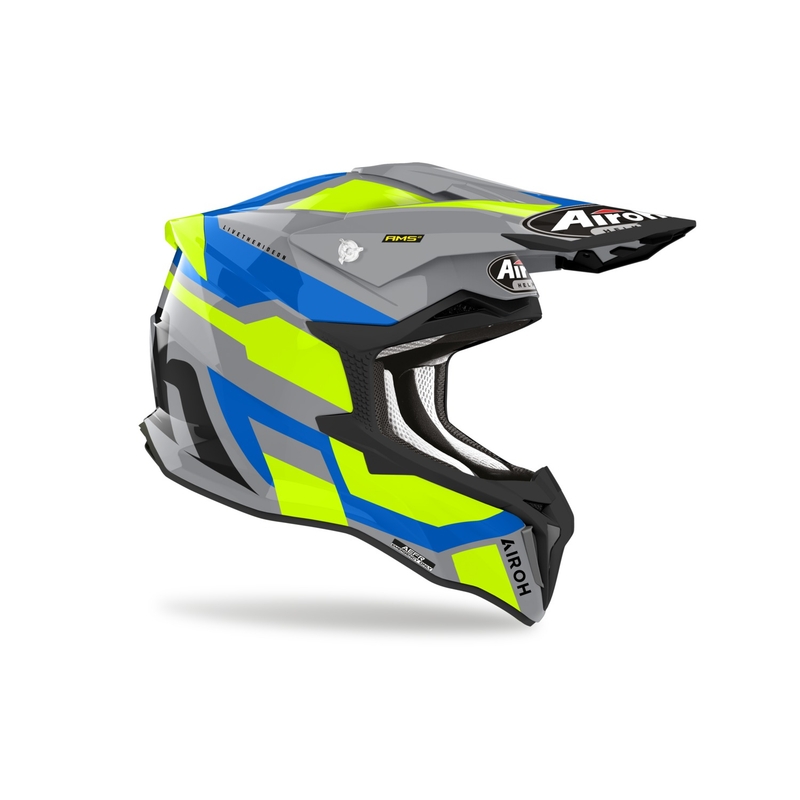 Motorcrosshelm Airoh Strycker Glam geel uitverkoop