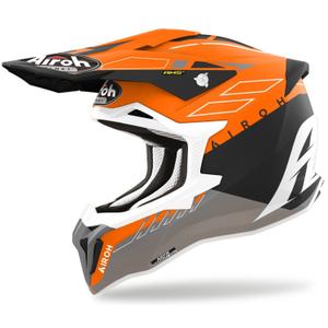 Motorcrosshelm Airoh Strycker Skin oranje mat uitverkoop