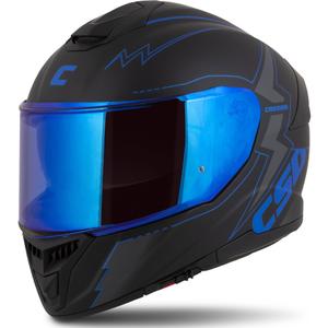 Integral motorhelm Cassida Integral GT 2.1 Flash zwart-blauw-grijs