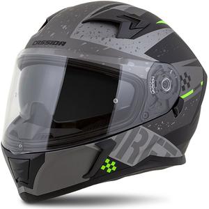 Integral motorhelm Cassida Integral 3.0 DRFT mat grijs-zwart-groen