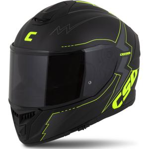 Integral motorhelm Cassida Integral GT 2.1 Flash zwart-fluo geel-grijs