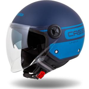 Cassida Handy Plus Linear open motorhelm blauw