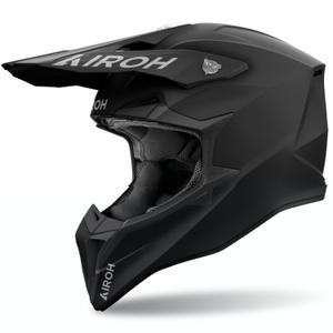 Motorcrosshelm Airoh Wraaap Kleur zwart mat