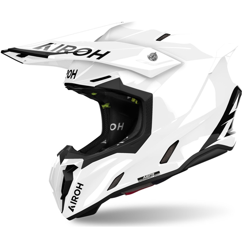 Airoh Twist 3 Color motorcrosshelm wit glanzend