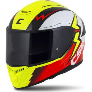 Integral motorhelm Cassida Integral GT 2.1 Flash fluo geel-rood-zwart-wit
