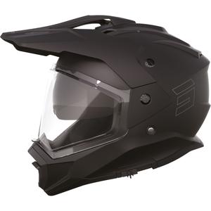 Enduro Helm Shot Trek Max Vision Solid Mat Zwart