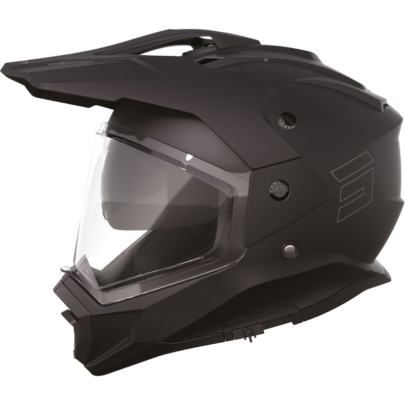 Enduro Helm Shot Trek Max Vision Solid Mat Zwart