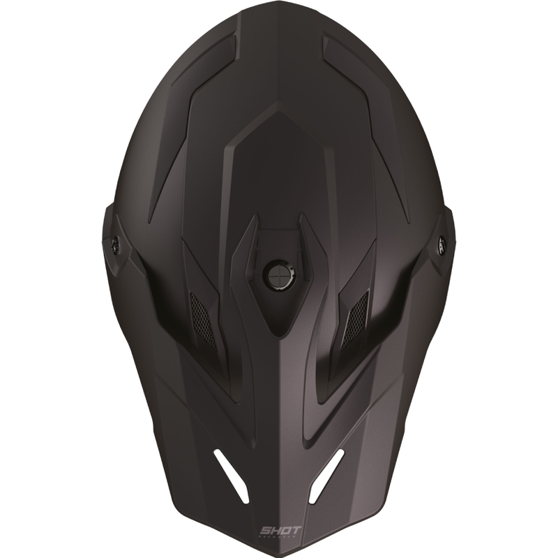 Enduro Helm Shot Trek Max Vision Solid Mat Zwart