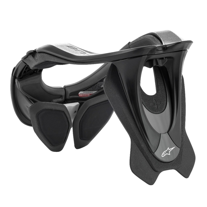 Alpinestars BNS Tech-2 halswervelkolombeschermer zwart-grijs