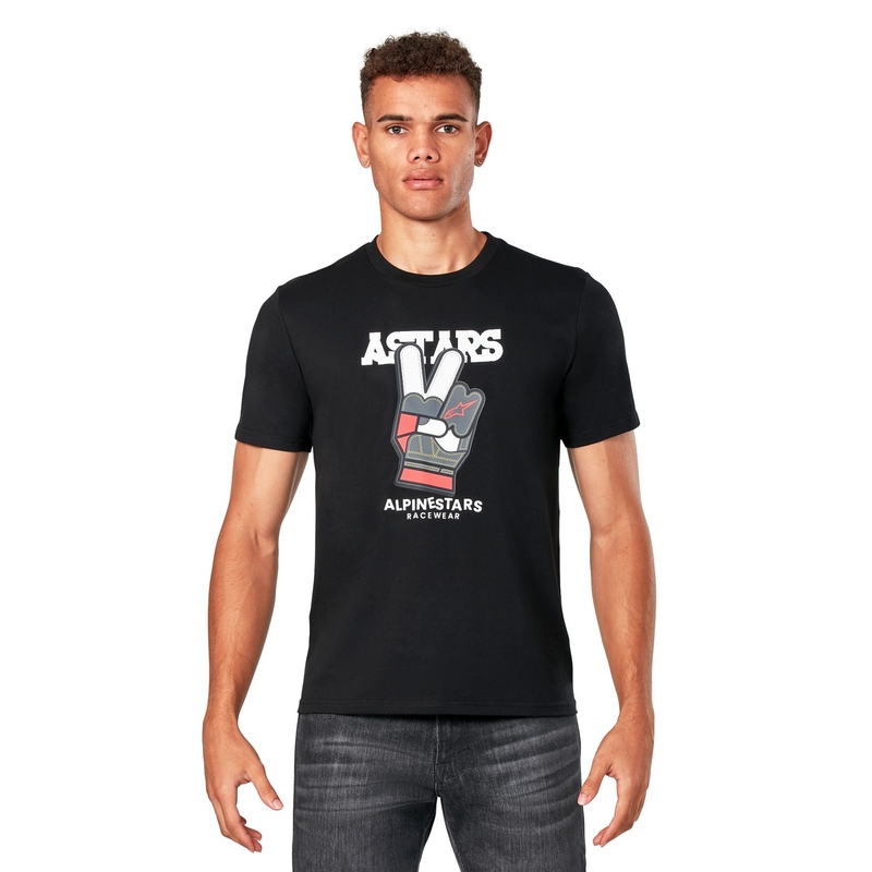 T-shirt Alpinestars Peaceout CSF zwart