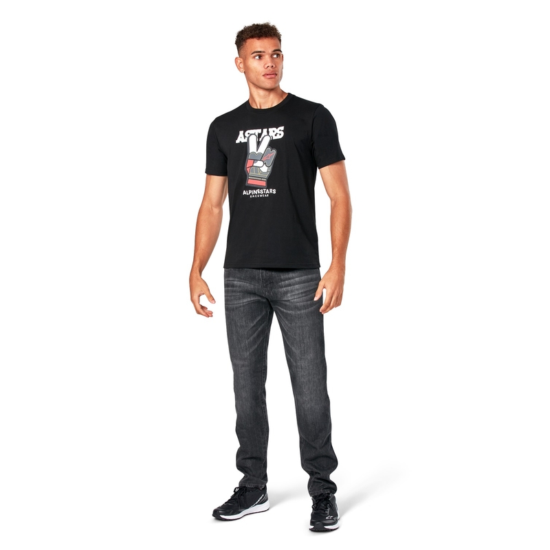 T-shirt Alpinestars Peaceout CSF zwart