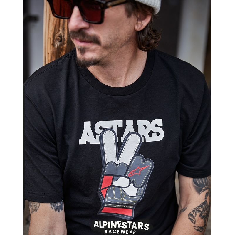 T-shirt Alpinestars Peaceout CSF zwart