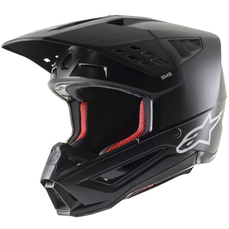 Alpinestars S-M5 Solid Motorcrosshelm matzwart