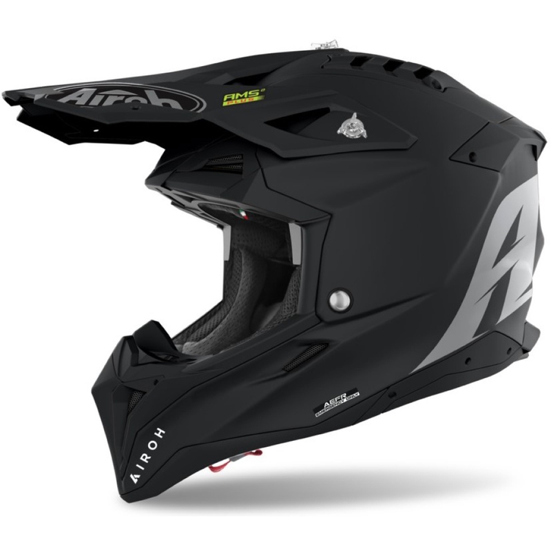 Motorcrosshelm Airoh Aviator 3.0 Kleur zwart mat