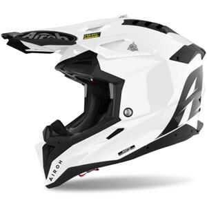 Motorcrosshelm Airoh Aviator 3.0 Color 2024 wit glanzend