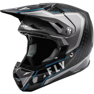 Motorcrosshelm FLY Racing Formula Axon zwart-grijs-blauw