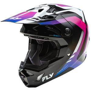 Motorcrosshelm FLY Racing Formula CP wit-zwart-paars
