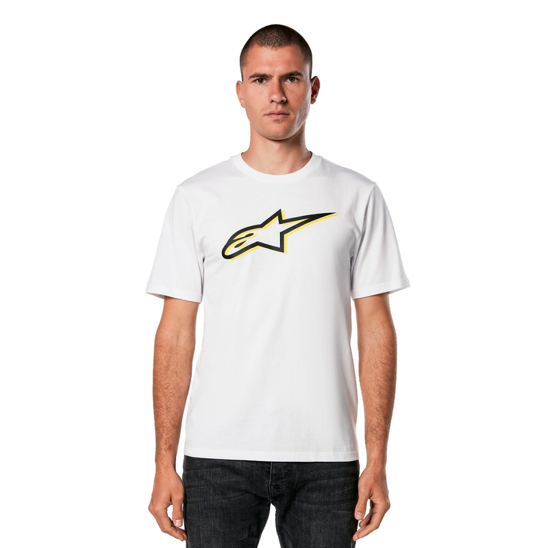 T-shirt Alpinestars Ageless Shadow CSF wit-zwart