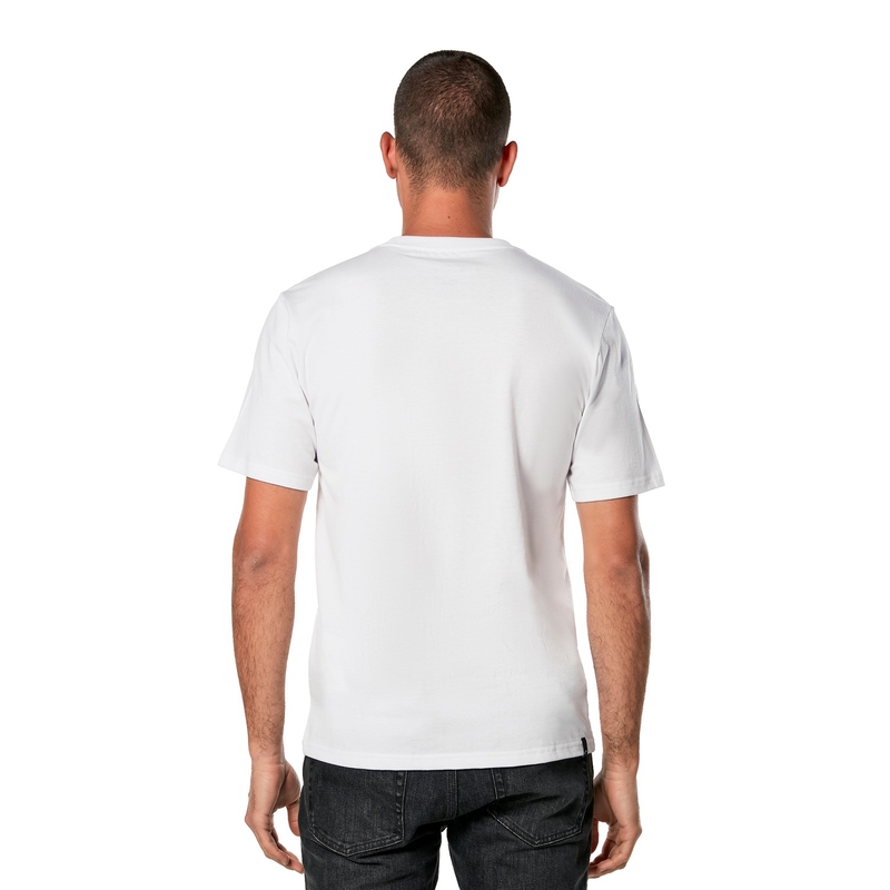 T-shirt Alpinestars Ageless Shadow CSF wit-zwart