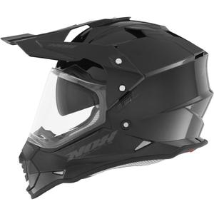 Endurohelm NOX N312 zwart glanzend
