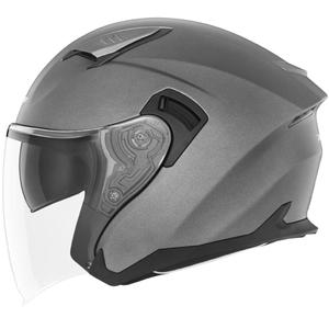 Open motorhelm NOX N130 mat titanium