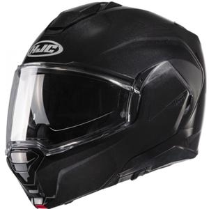 Opvouwbare motorhelm HJC I100 Solid metaal zwart