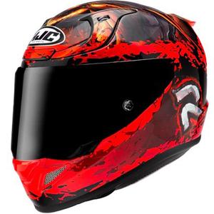 Integraalhelm HJC RPHA 12 Diablo Blizzard rood