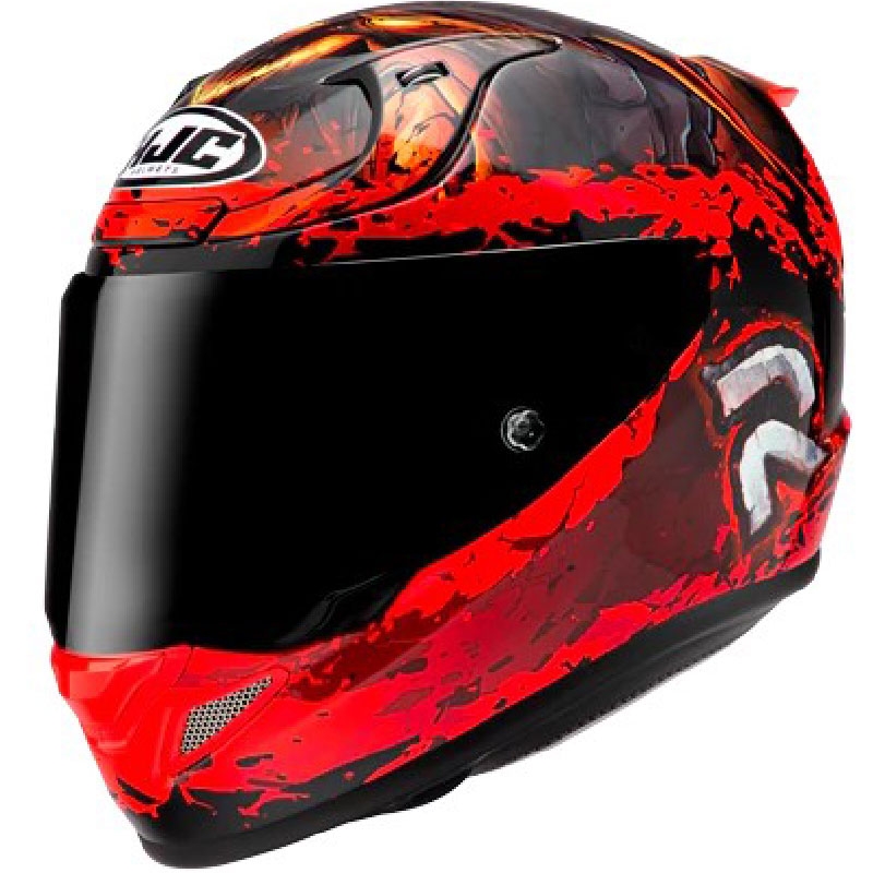 Integraalhelm HJC RPHA 12 Diablo Blizzard rood uitverkoop
