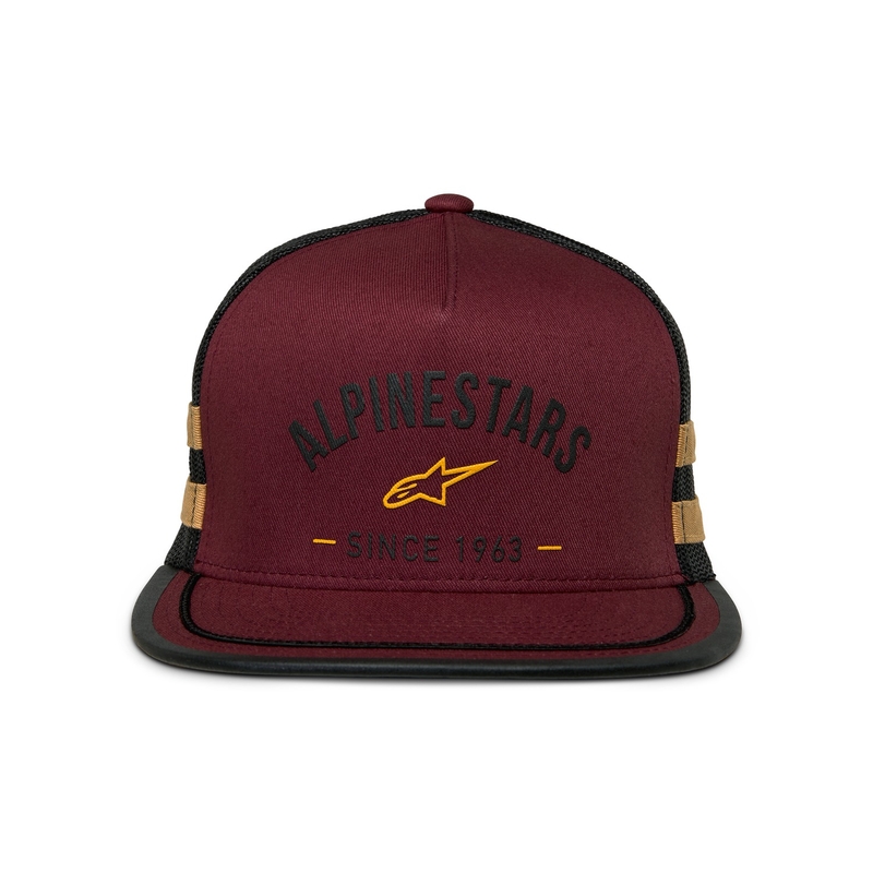 Alpinestars Backline Trucker pet baksteen rood-zwart-goud