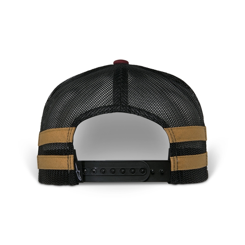 Alpinestars Backline Trucker pet baksteen rood-zwart-goud