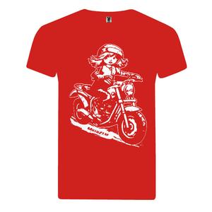 MotoZem Meisjes T-shirt - Biker Rood