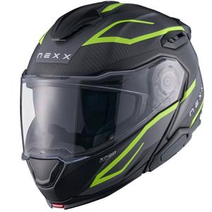 Opklapbare motorhelm Nexx X.Lifetour PRO Mile mat grijs-fluo geel