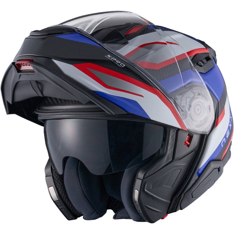 Nexx X.Lifetour PRO Mile motorhelm mat blauw-rood uitverkoop