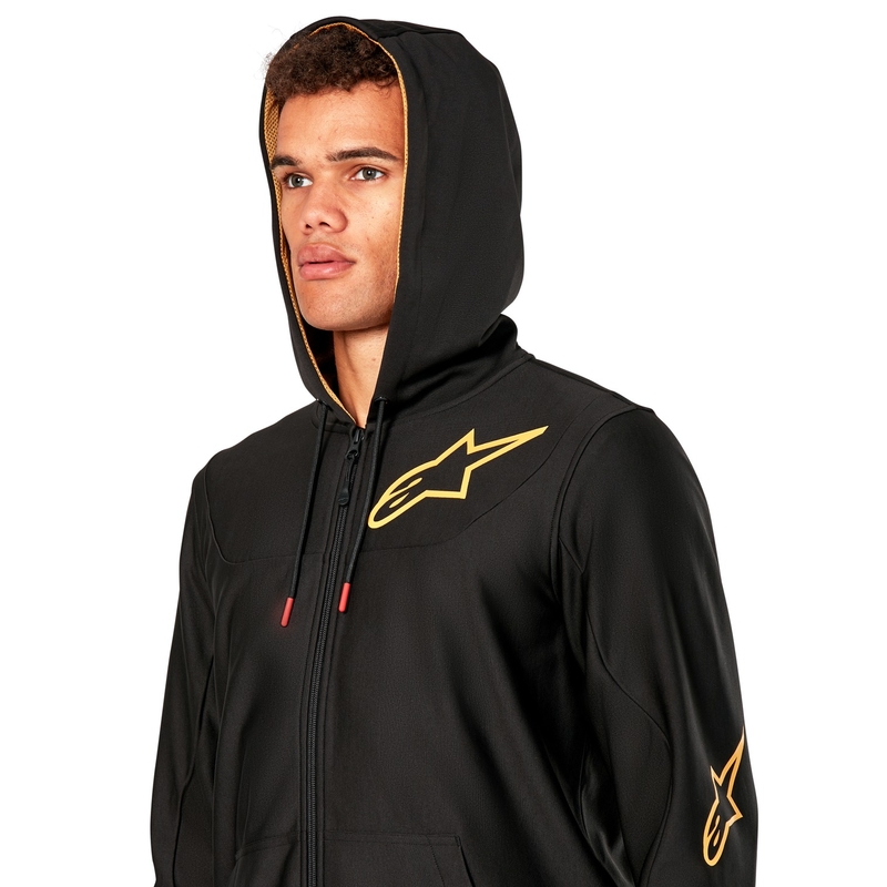 Alpinestars Sessions 3 Hoodie zwart en goud