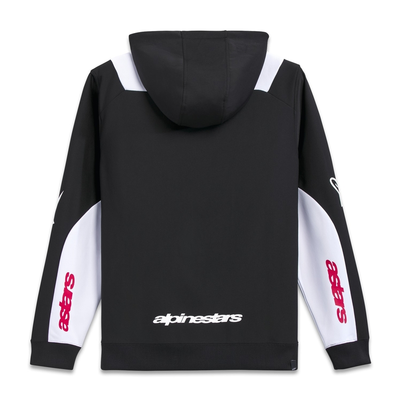 Alpinestars Sessions 3 Hoodie zwart, wit en rood