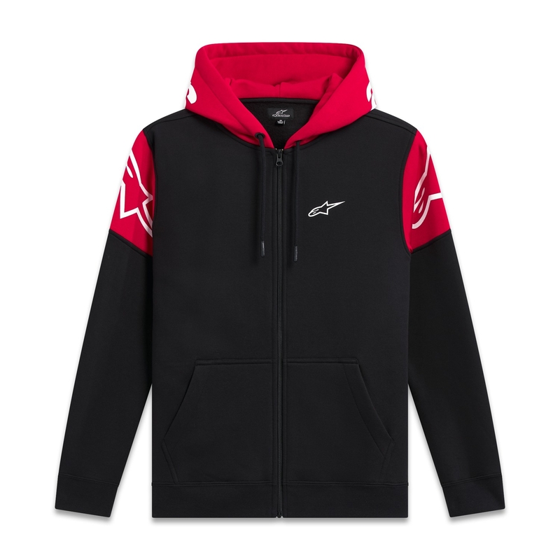 Alpinestars Velocity Hoodie zwart en rood