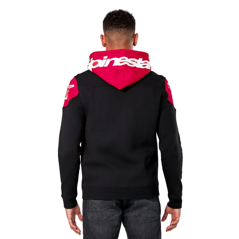 Alpinestars Velocity Hoodie zwart en rood