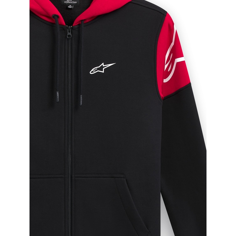 Alpinestars Velocity Hoodie zwart en rood