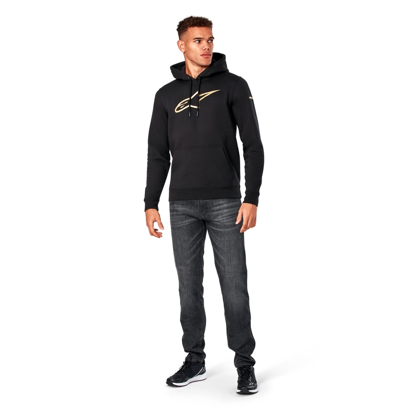 Alpinestars Vergulde Hoodie zwart en goud