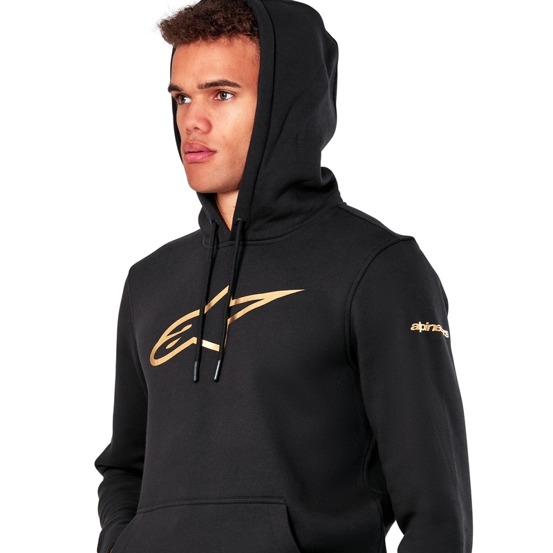 Alpinestars Vergulde Hoodie zwart en goud