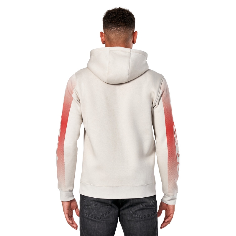 Alpinestars Arising Hoodie wit-wit-blauw-rood