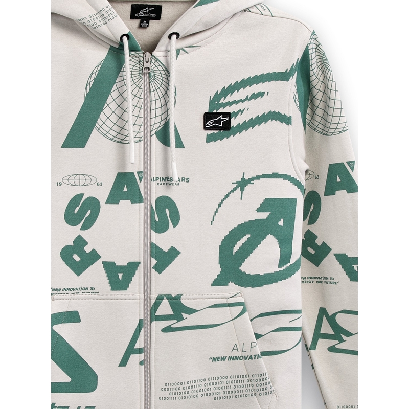 Alpinestars Determinant Hoodie wit offwhite