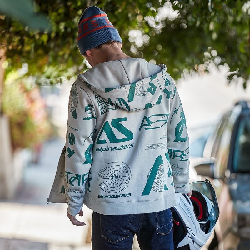 Alpinestars Determinant Hoodie wit offwhite