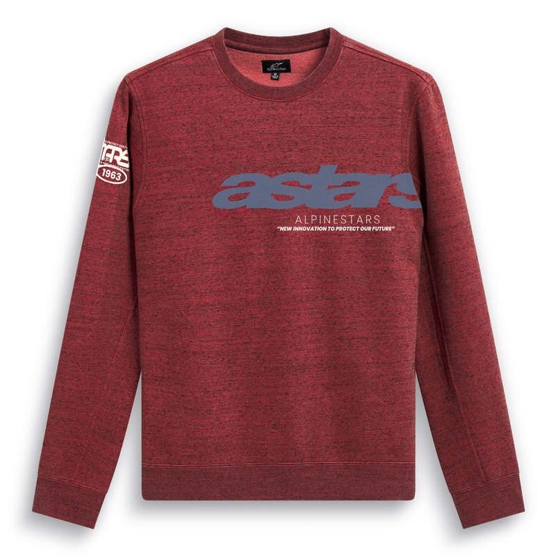 Alpinestars Episode Crew Fleece donkerrood