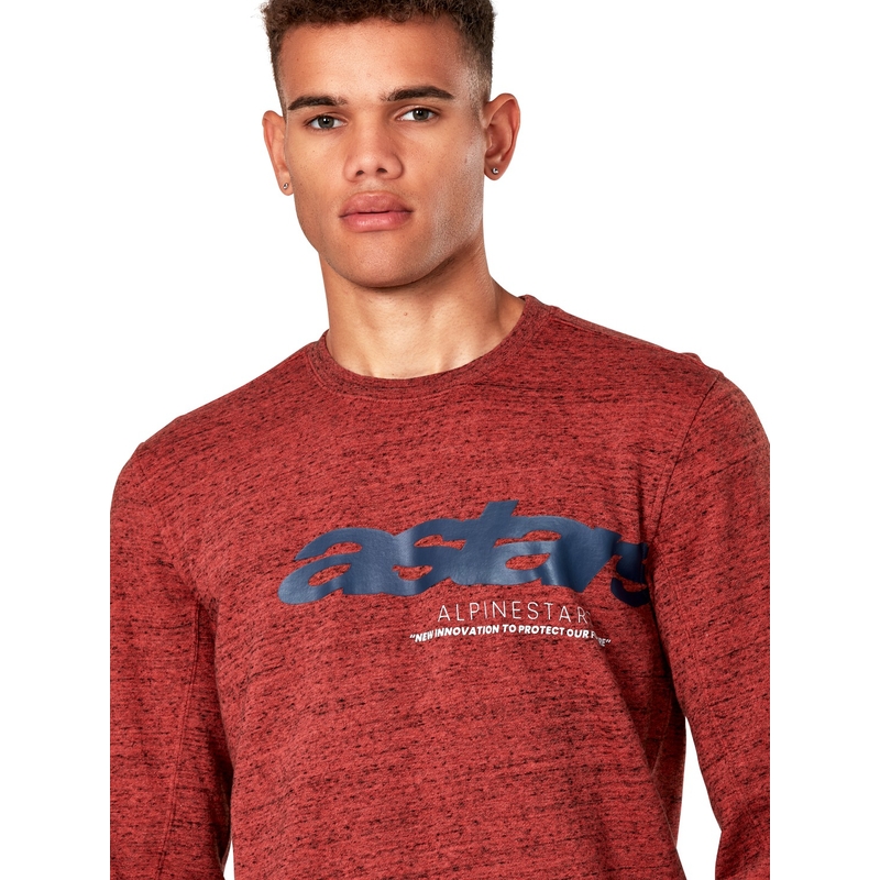 Alpinestars Episode Crew Fleece donkerrood