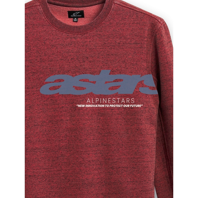 Alpinestars Episode Crew Fleece donkerrood